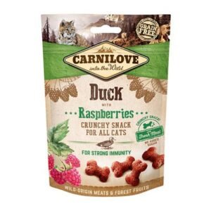 Carnilove Duck with Raspberries Crunchy Snack Cat Treats 50G