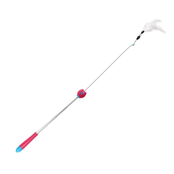 all for paws Modern Cat Retractable Dangler Wand with Laser Toy 18x5x3cm