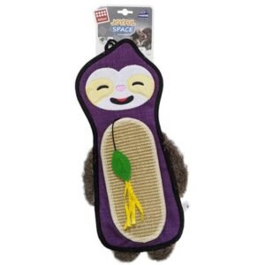 GiGwi Sloth Cat Scratcher with Catnip Toy