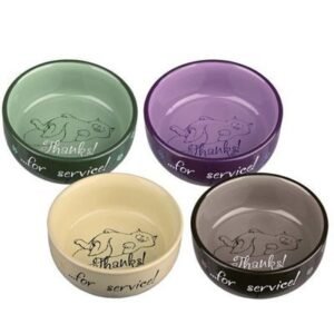 Trixie Thanks for Service Ceramic Bowl for Cats