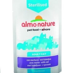 almo nature Functional Sterilised with Cod Adult Cat Food 70G