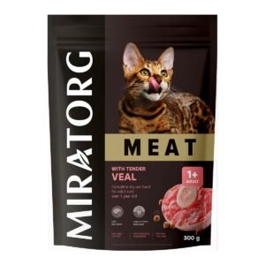 Miratorg MEAT with Tender Veal for All Breed Cat Dry Food